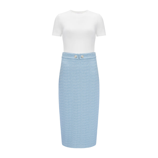 PRIMANELK | Baby Blue Set - Skirt + Shirt