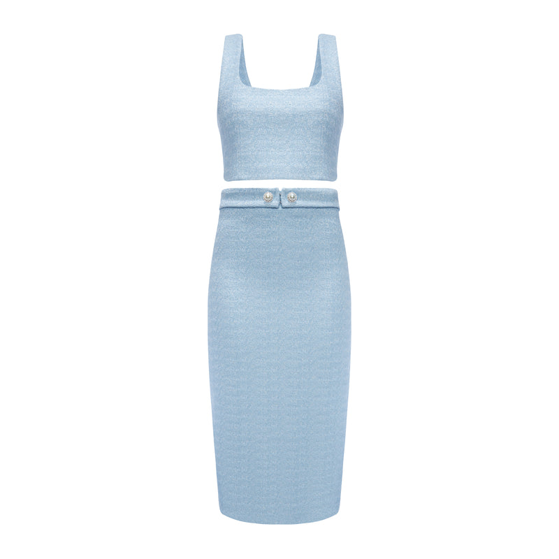 PRIMANELK | Baby Blue Set - Skirt + Top