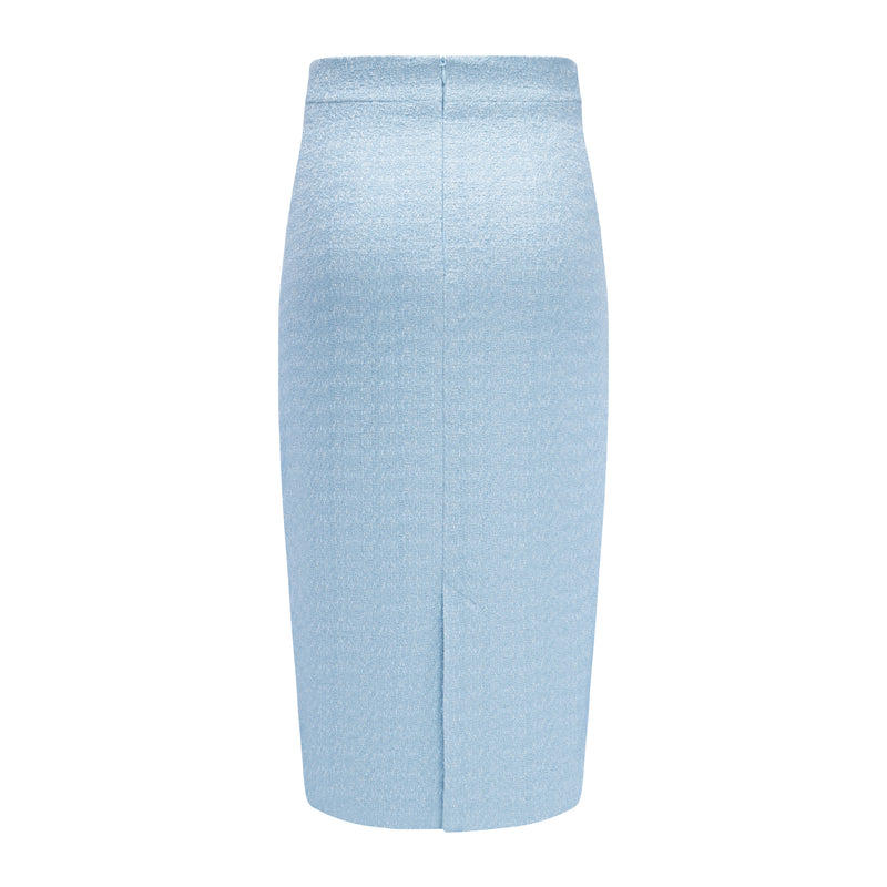 PRIMANELK | Baby Blue Bouclé Skirt