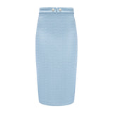 PRIMANELK | Baby Blue Bouclé Skirt