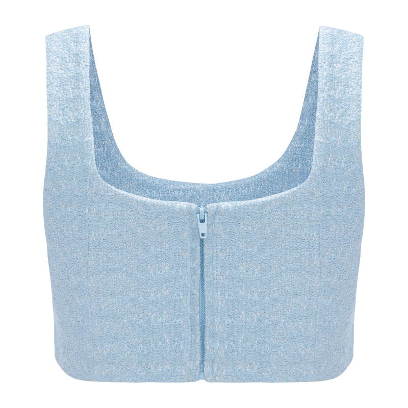 PRIMANELK | Baby Blue Bouclé Skirt