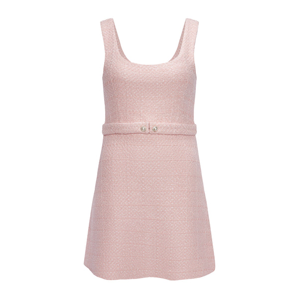 PRIMANELK | Powder Pink Bouclé Dress