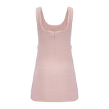 PRIMANELK | Powder Pink Bouclé Dress