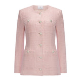 PRIMANELK | Powder Pink Bouclé Jacket