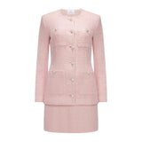 PRIMANELK | POWDER PINK SET - Jacket + Skirt