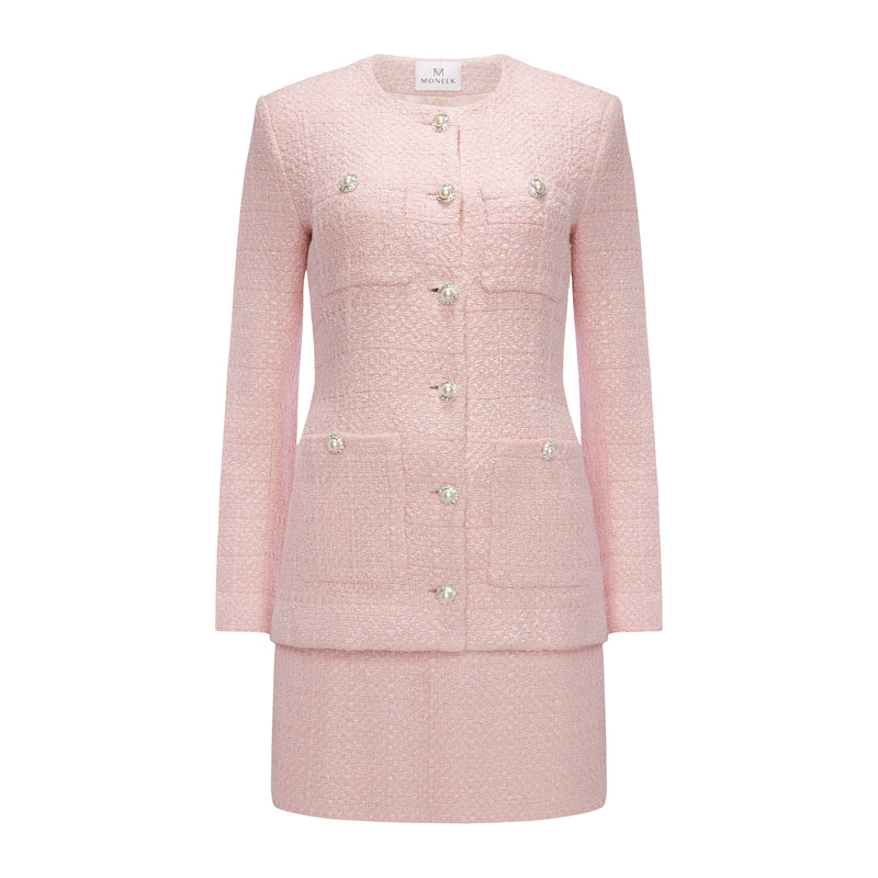 PRIMANELK | POWDER PINK SET - Jacket + Skirt