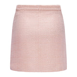 PRIMANELK | Powder Pink Bouclé Skirt